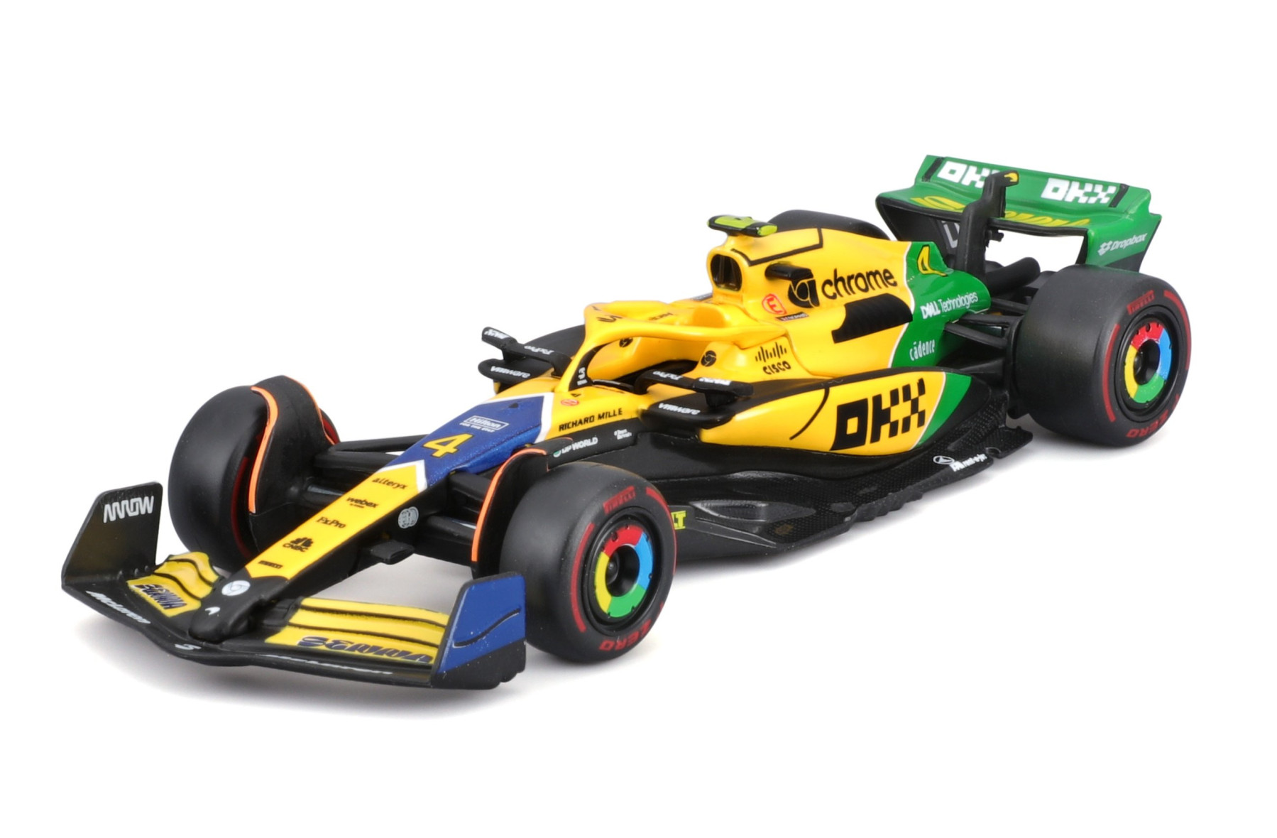 BBURAGO 1/43 MCLAREN F1 MCL38 2024 MONACO SENNA #4 LANDO NORRIS - Image 5