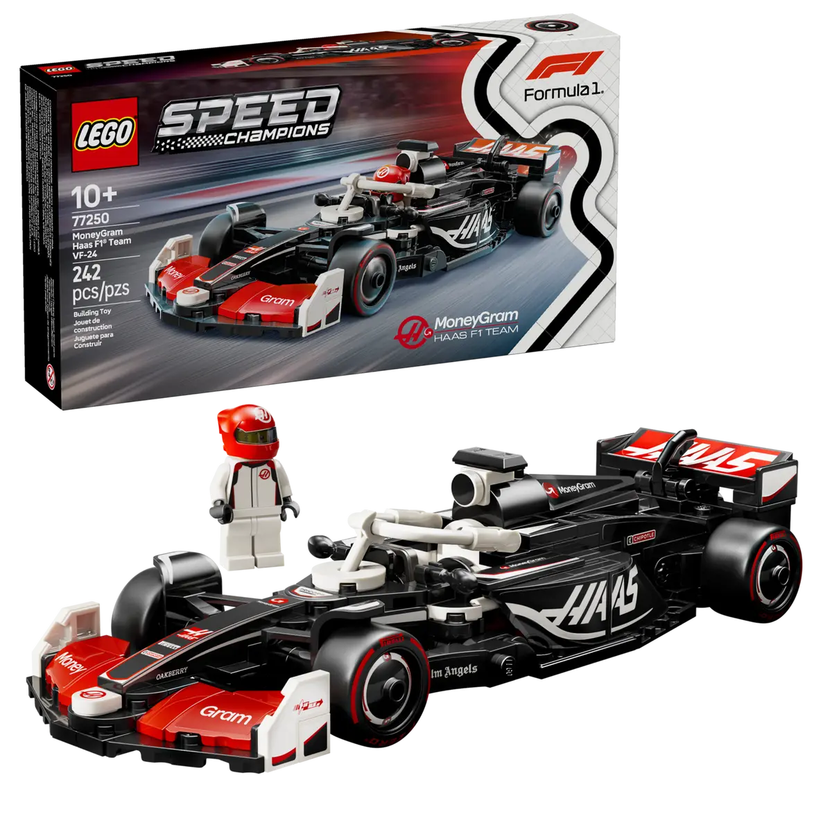 LEGO SPEED CHAMPIONS MONEYGRAM HAAS VF-24