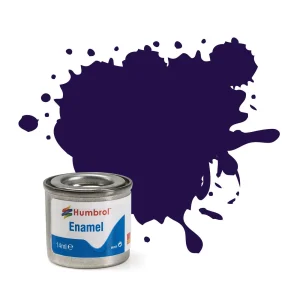 HUMBROL ENAMEL PAINT: 68 - PURPLE - GLOSS - (14ML)