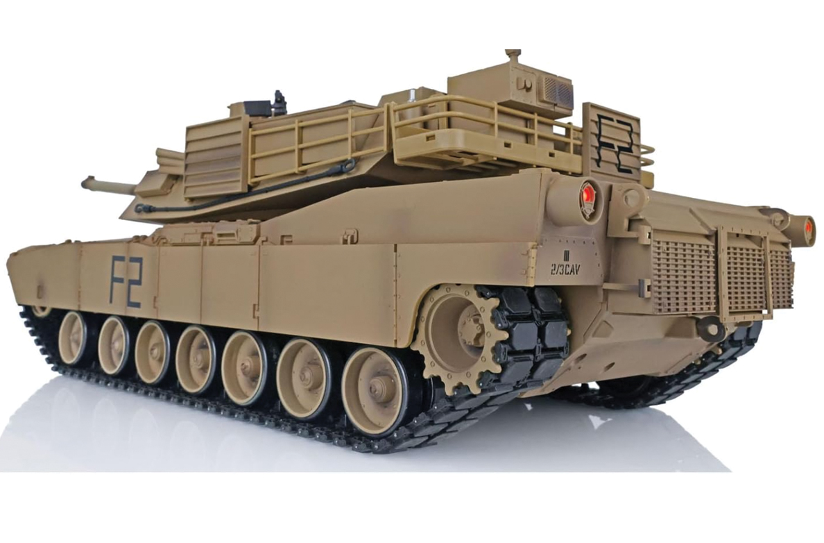 HENG LONG 1/16 M1A2 ABRAMS STEEL GEARBOX RTR TANK - Image 2