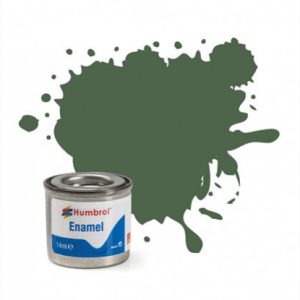 HUMBROL ENAMEL PAINT: 252 - RLM 82 OLIVGRUN - MATT - (14ML)