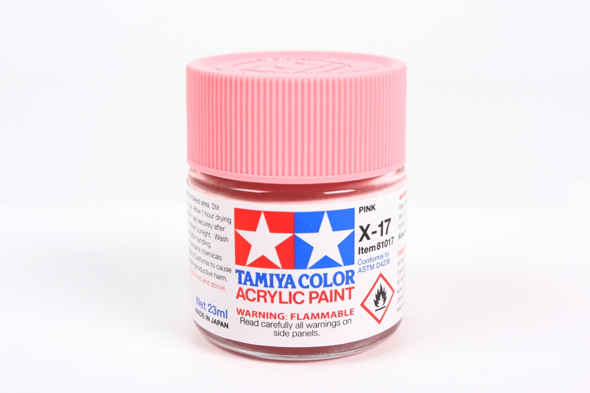 TAMIYA ACRYLIC X-17 PINK 23ML - Image 2