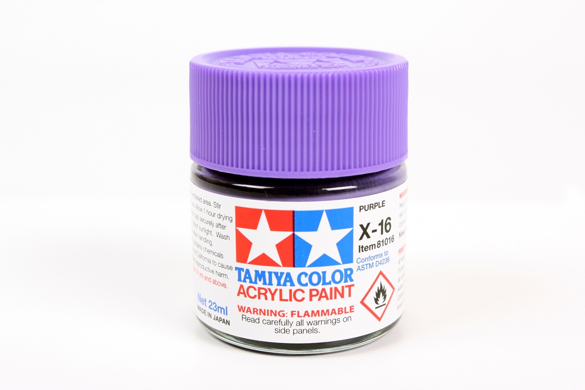 TAMIYA ACRYLIC X-16 PURPLE 23ML - Image 2