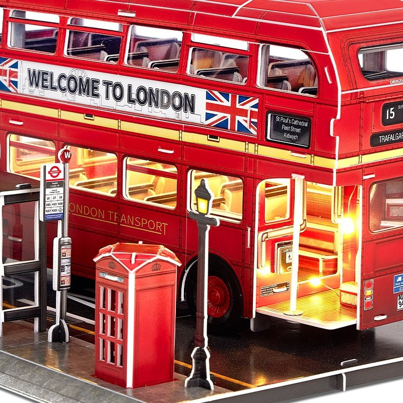 CUBICFUN LONDON BUS NIGHT EDITION (161PCS) - Image 4