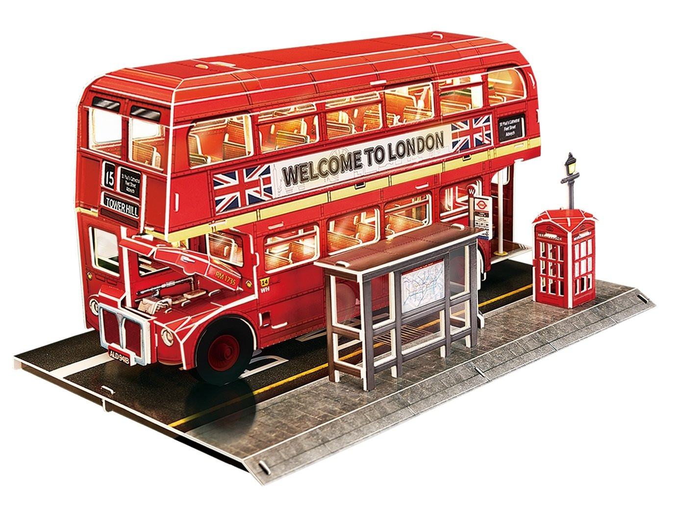 CUBICFUN LONDON BUS NIGHT EDITION (161PCS) - Image 6