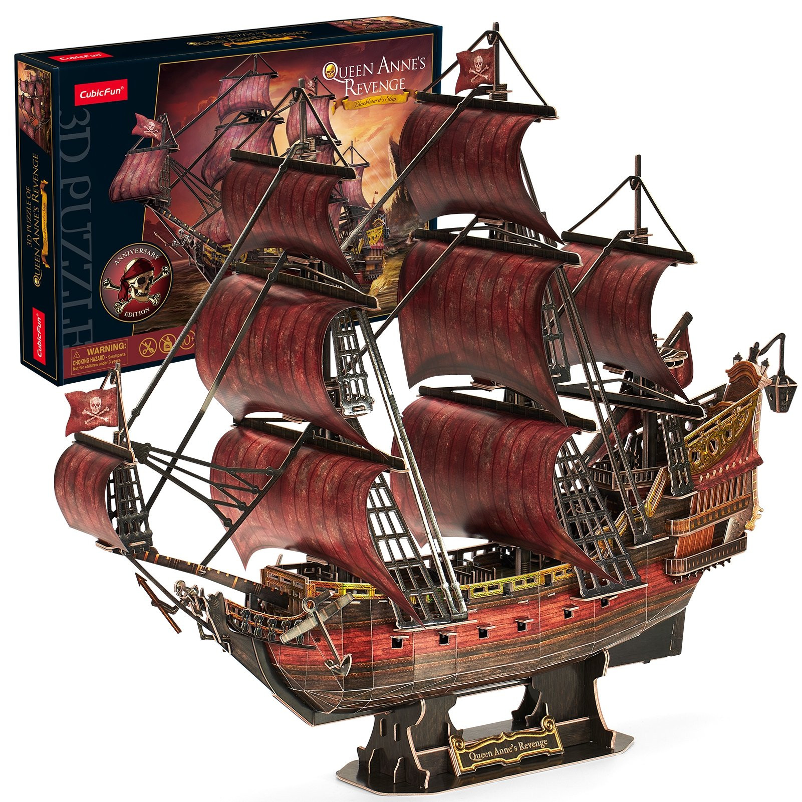 CUBICFUN QUEEN ANNE'S REVENGE ANNIVERSARY EDITION (391PCS)