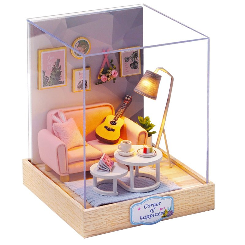 CUTE ROOM AFTERNOON TEA TIME DIY MINIATURE KIT