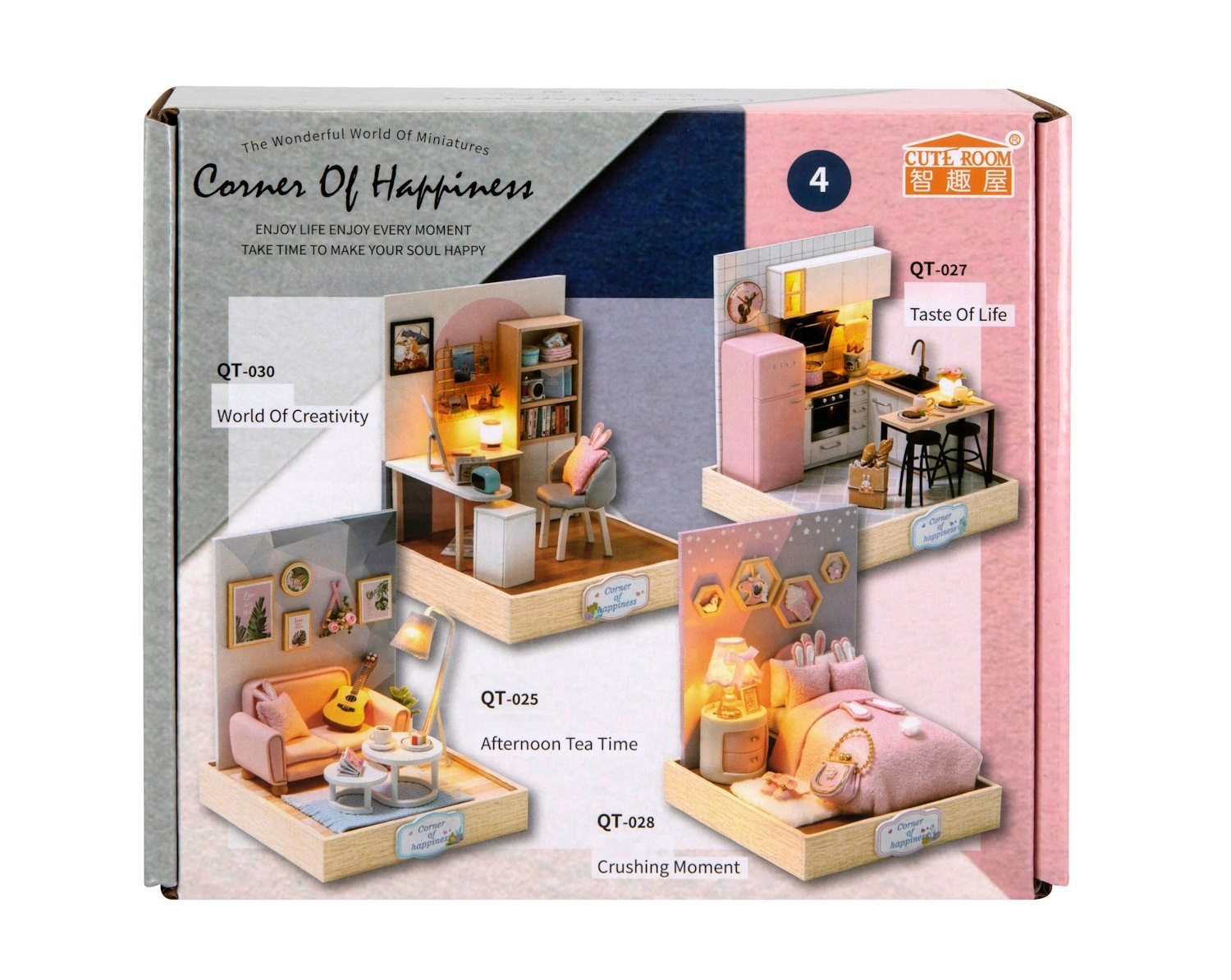 CUTE ROOM AFTERNOON TEA TIME DIY MINIATURE KIT - Image 2