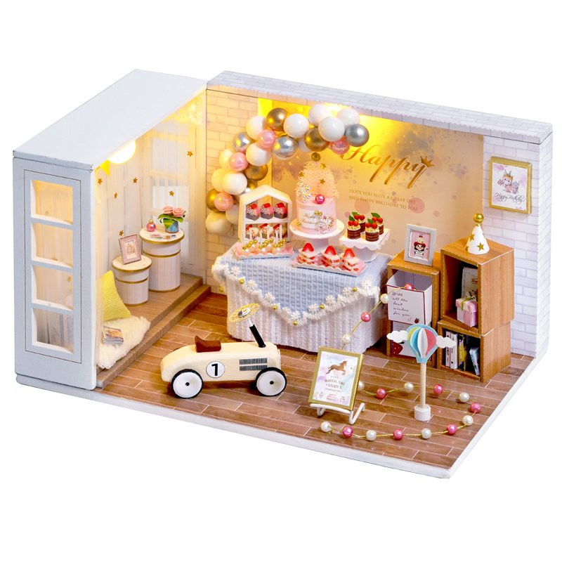 CUTE ROOM CAMP PARTY DIY MINIATURE HOUSE KIT