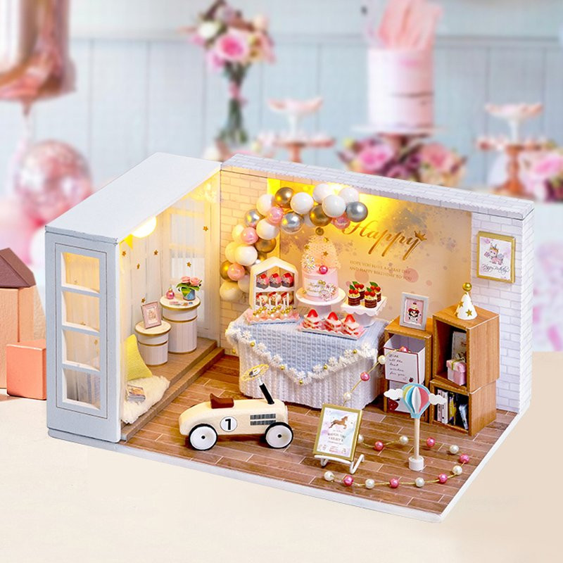 CUTE ROOM CAMP PARTY DIY MINIATURE HOUSE KIT - Image 2