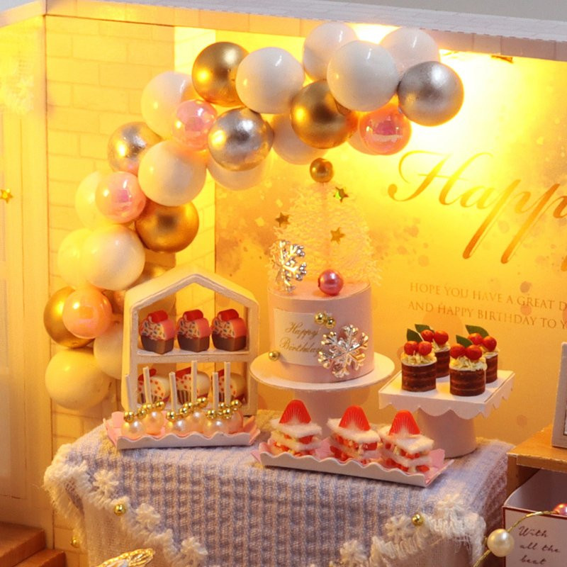 CUTE ROOM CAMP PARTY DIY MINIATURE HOUSE KIT - Image 4