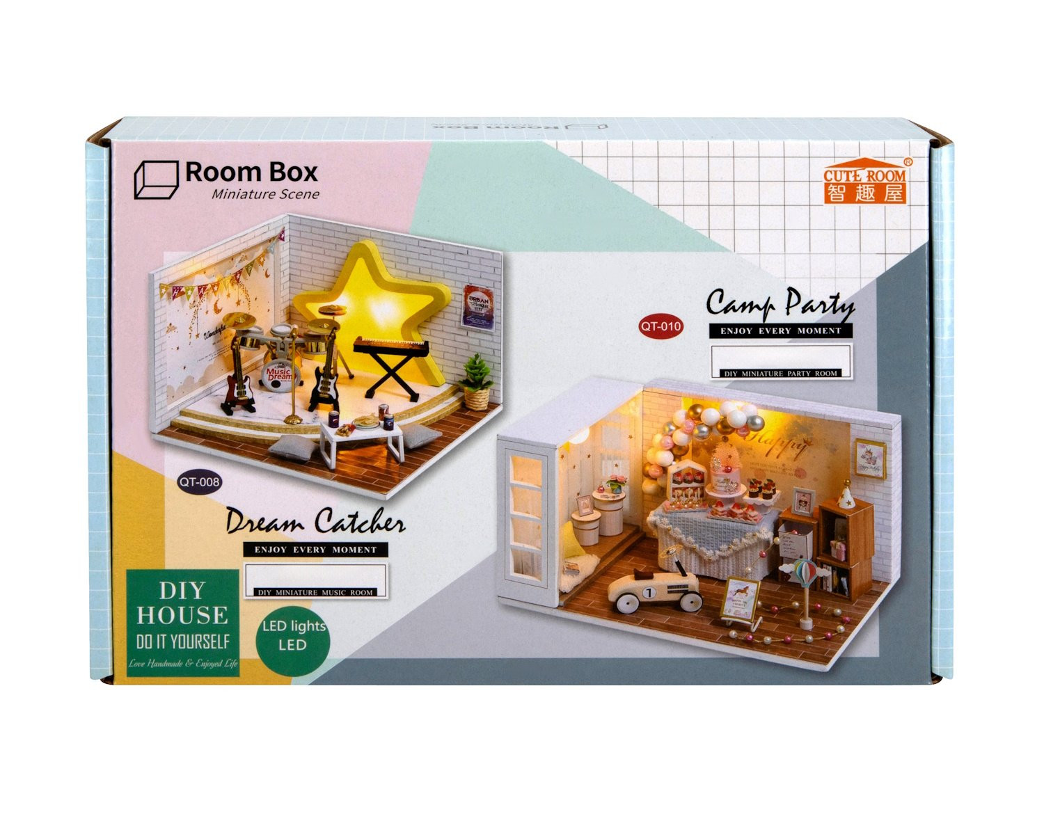 CUTE ROOM CAMP PARTY DIY MINIATURE HOUSE KIT - Image 5
