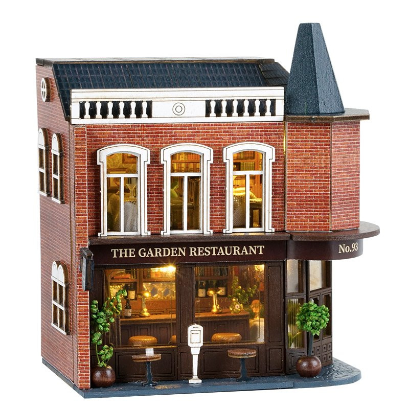CUTE ROOM CORNER RESTAURANT DIY HOUSE KIT