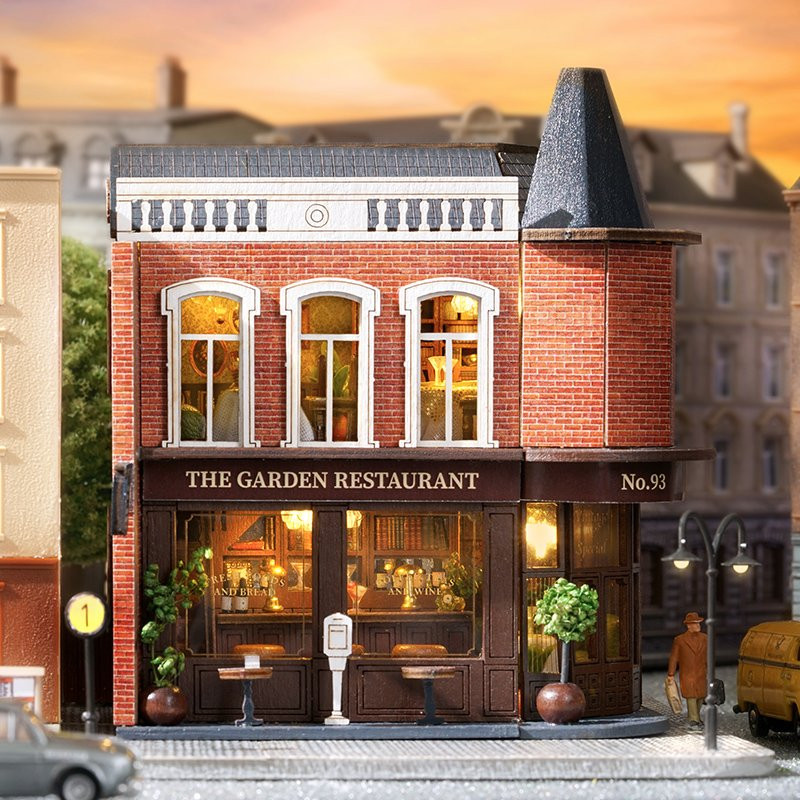 CUTE ROOM CORNER RESTAURANT DIY HOUSE KIT - Image 5