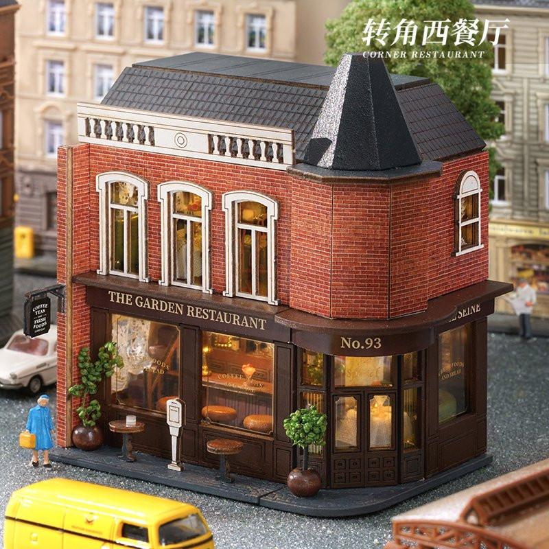 CUTE ROOM CORNER RESTAURANT DIY HOUSE KIT - Image 7