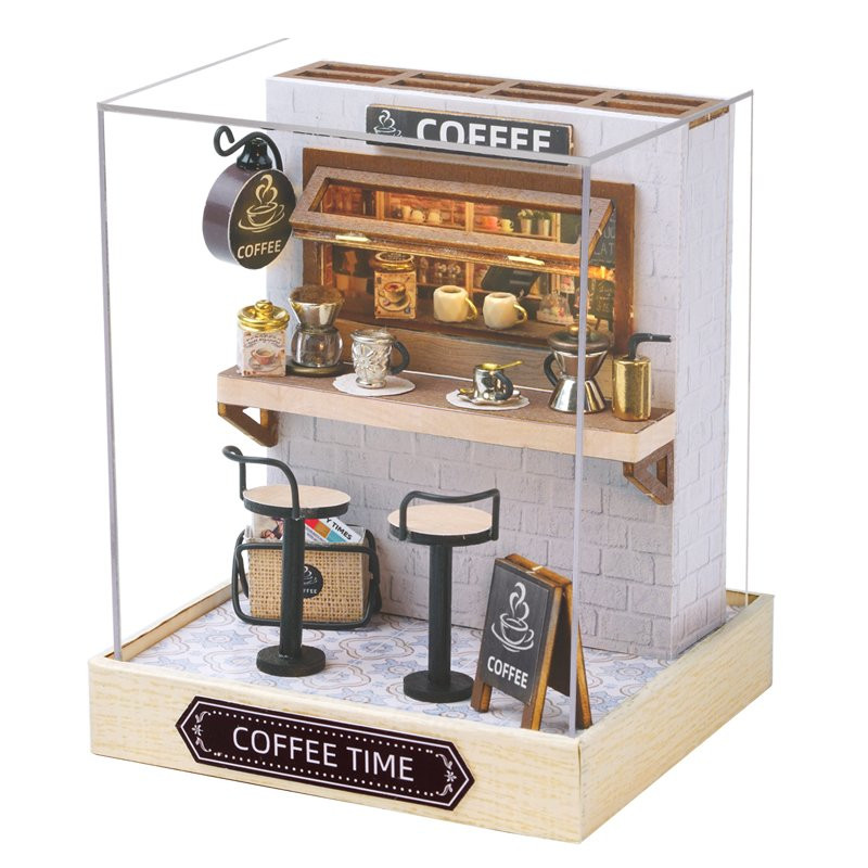 CUTE ROOM COFFEE TIME DIY MINIATURE KIT - Image 2