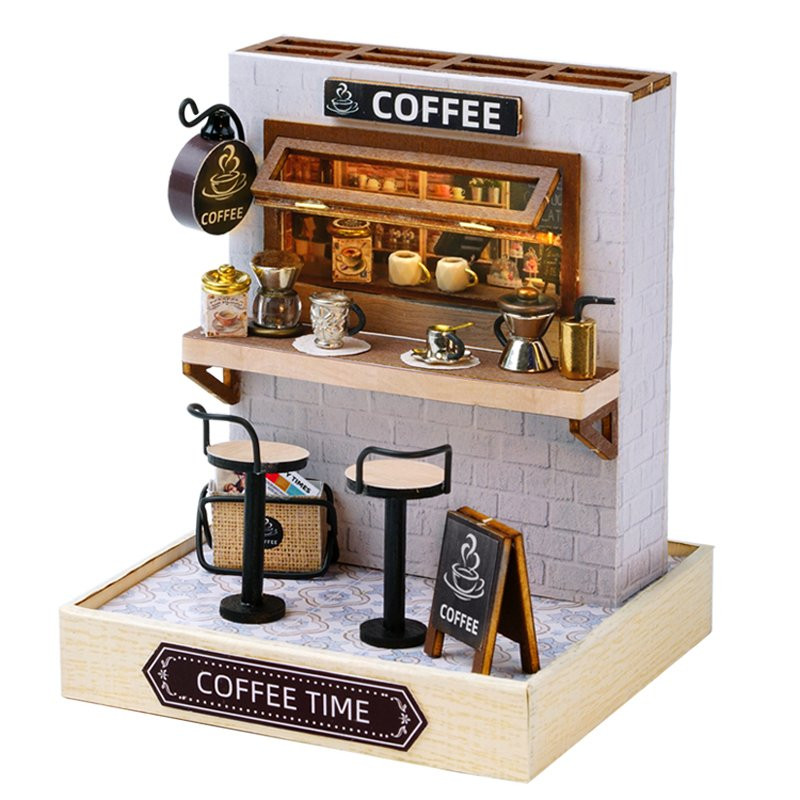 CUTE ROOM COFFEE TIME DIY MINIATURE KIT