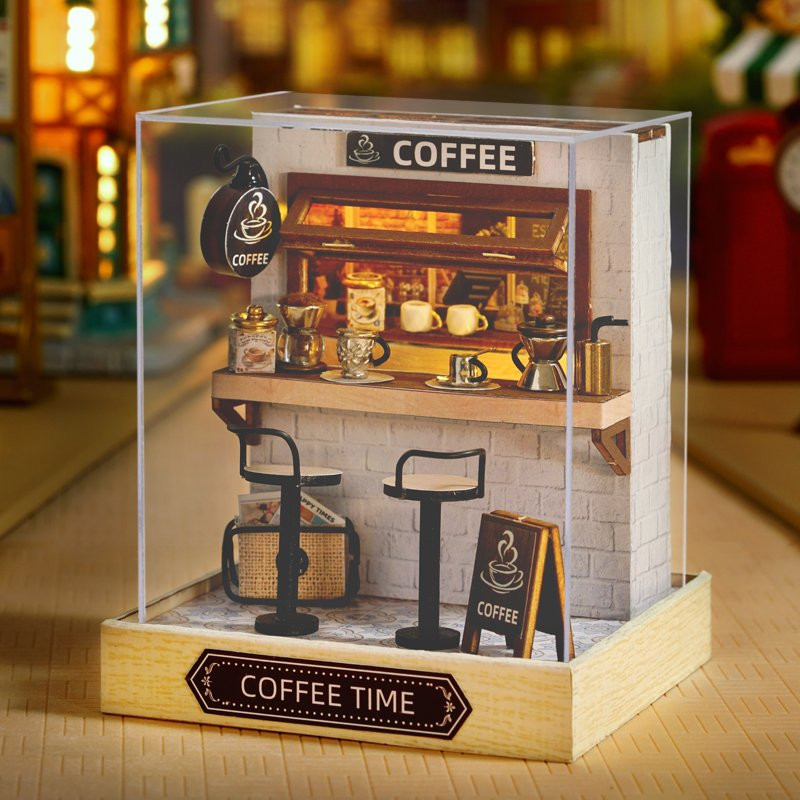 CUTE ROOM COFFEE TIME DIY MINIATURE KIT - Image 5