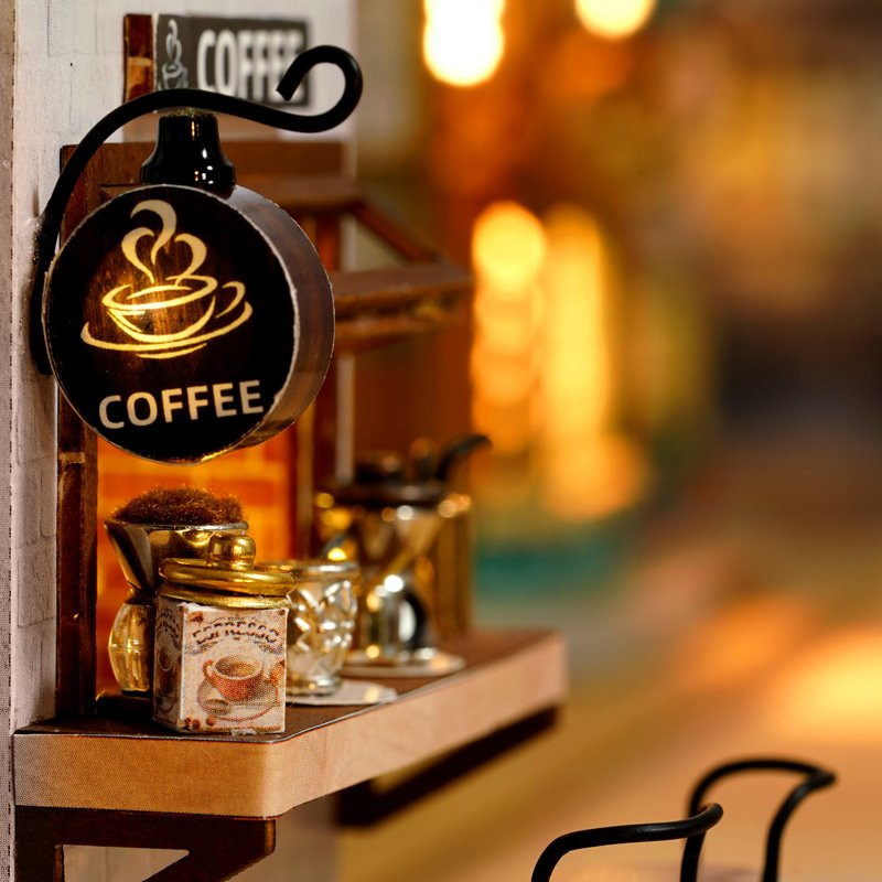 CUTE ROOM COFFEE TIME DIY MINIATURE KIT - Image 6