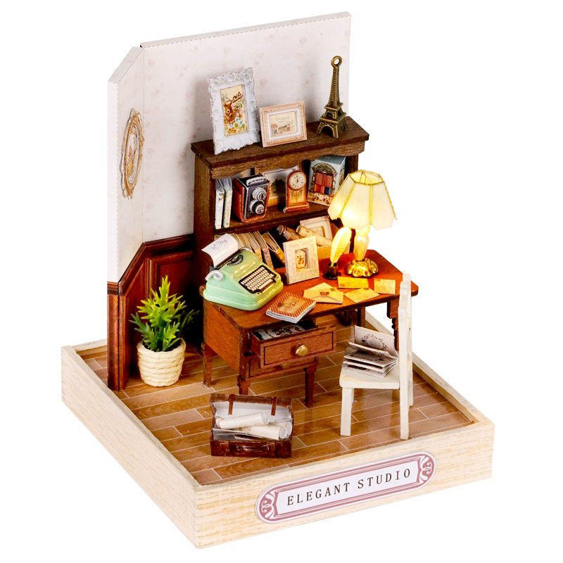 CUTE ROOM ELEGANT STUDIO DIY MINIATURE KIT