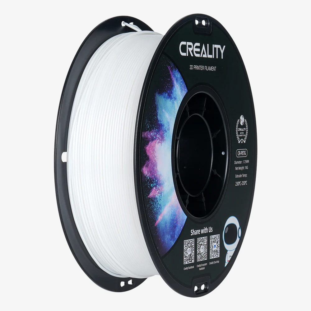 CREALITY CR-PETG 1.75MM 3D PRINTING MATERIAL 1KG WHITE