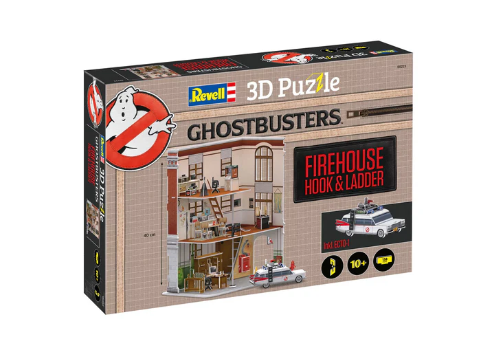 REVELL GHOSTBUSTERS FIREHOUSE HOO & LADDER (INCL. ECTO-1) - Image 2