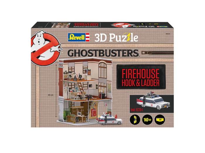 REVELL GHOSTBUSTERS FIREHOUSE HOO & LADDER (INCL. ECTO-1) - Image 3
