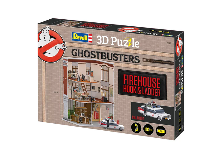 REVELL GHOSTBUSTERS FIREHOUSE HOO & LADDER (INCL. ECTO-1) - Image 4