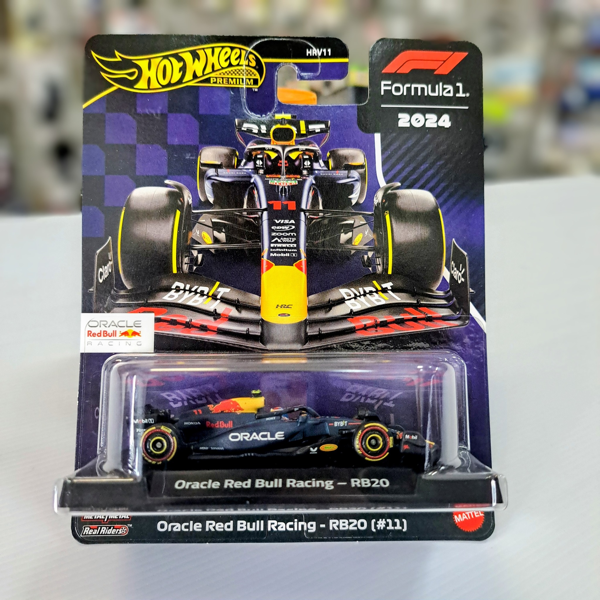 HOT WHEELS PREMIUM F1 SERIES ORACLE RED BULL RACING RB20 CAR #11 - Image 5
