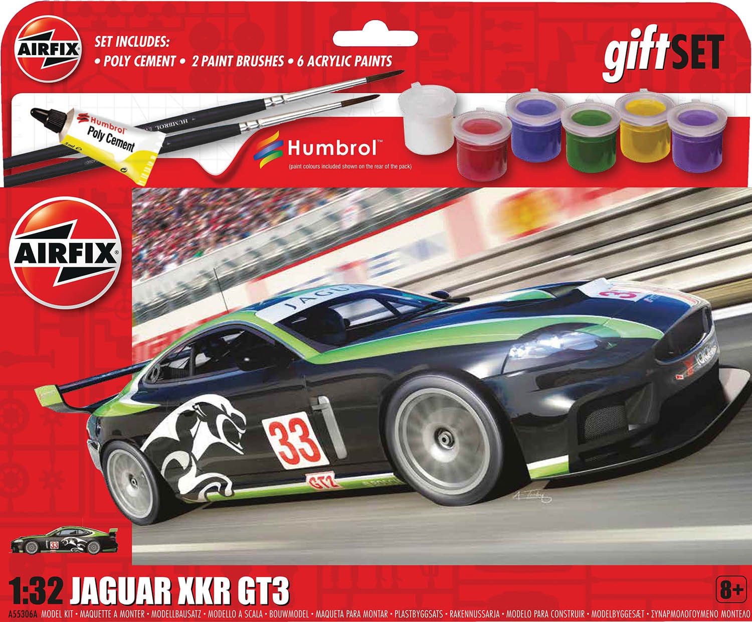 AIRFIX JAGUAR XKR GT3 STARTER SET (A55306A) - Image 2
