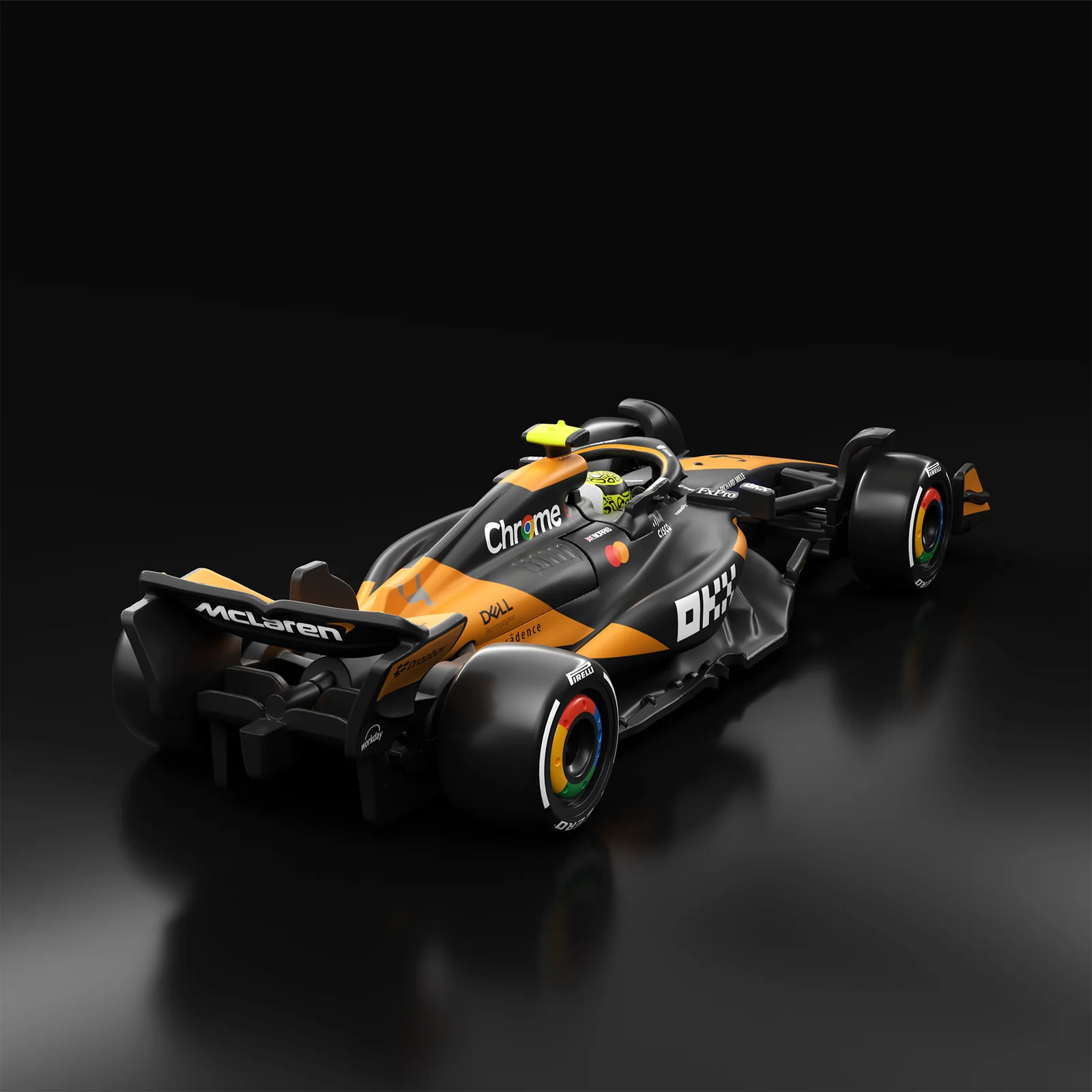 HOT WHEELS PREMIUM F1 SERIES MCLAREN F1 TEAM MCL38 CAR #4 - Image 3