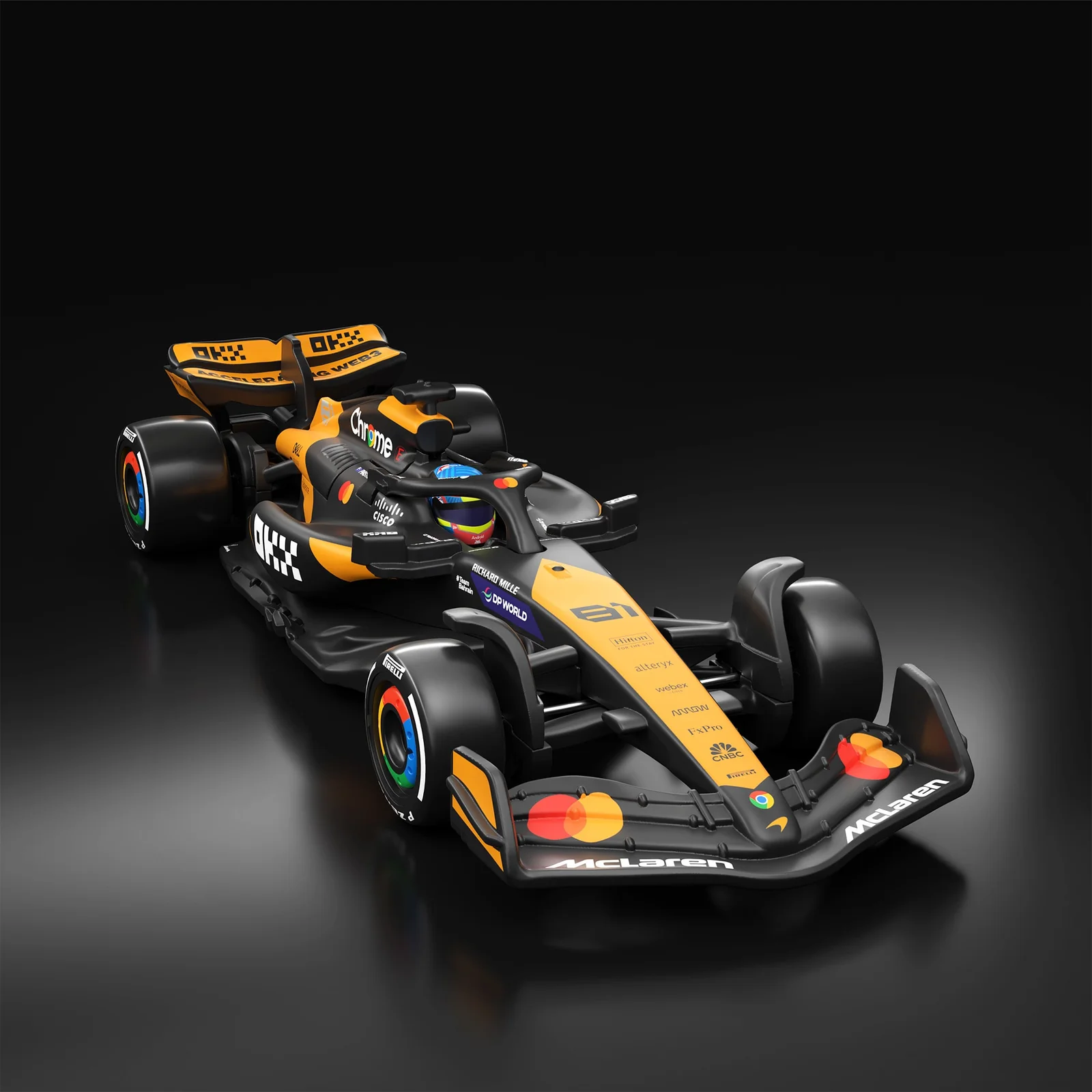HOT WHEELS PREMIUM F1 SERIES MCLAREN F1 TEAM MCL38 CAR #81