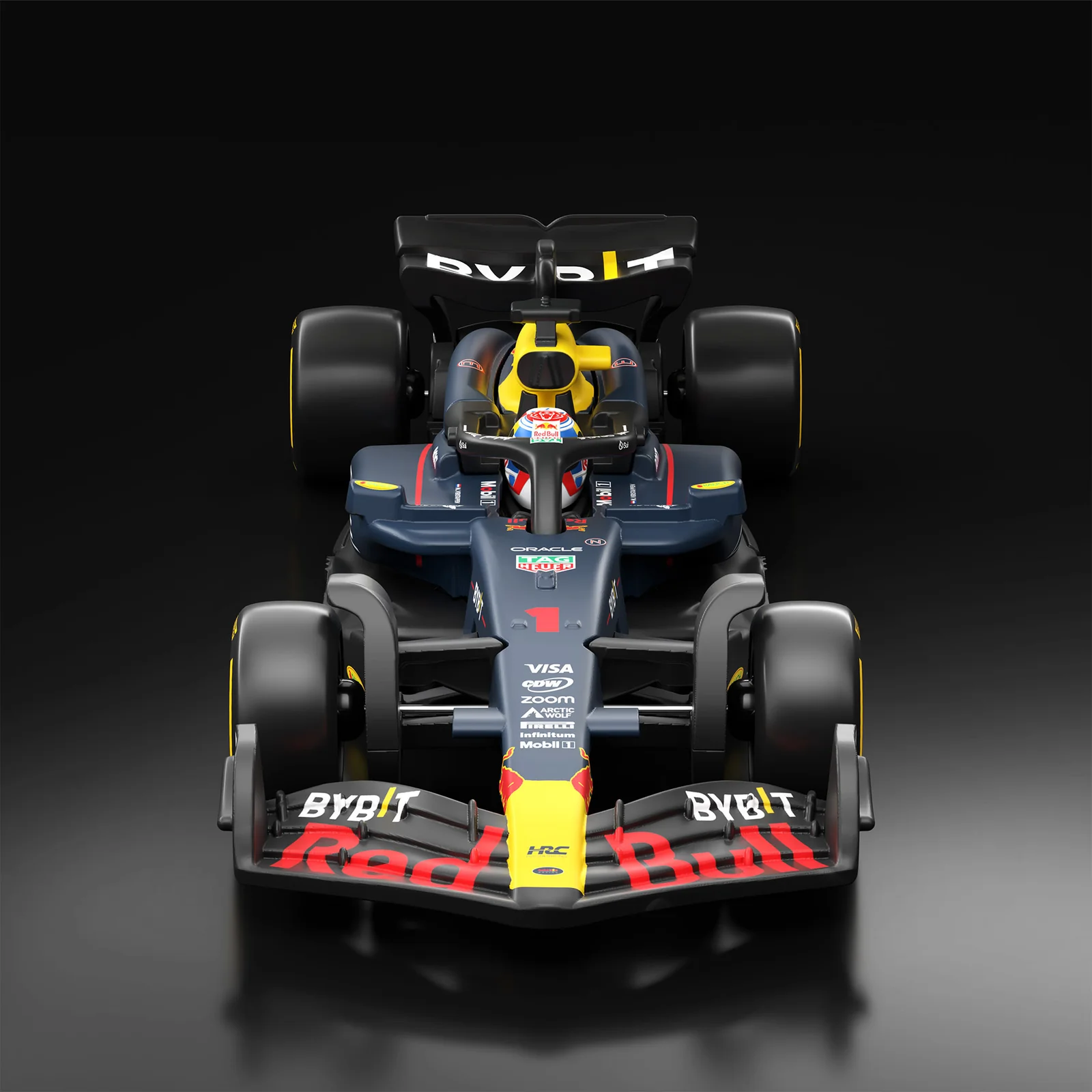 HOT WHEELS PREMIUM F1 SERIES ORACLE RED BULL RACING RB20 CAR #1 - Image 2