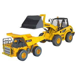 HUINA 1515 1/24 DUMP TRUCK & BULLDOZER