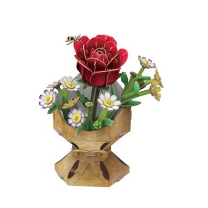 CUBICFUN FLOWER BOUQUET ROSE (120 PCS)
