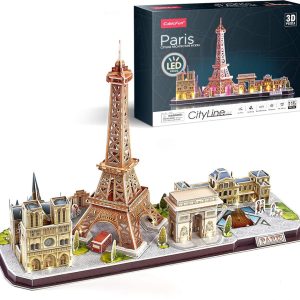 CUBICFUN PARIS CITY LINE WITH LED (115PCS)