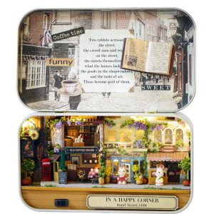 CUTE ROOM BOX THEATRE IN A HAPPY CORNER DIY MINIATURE KIT