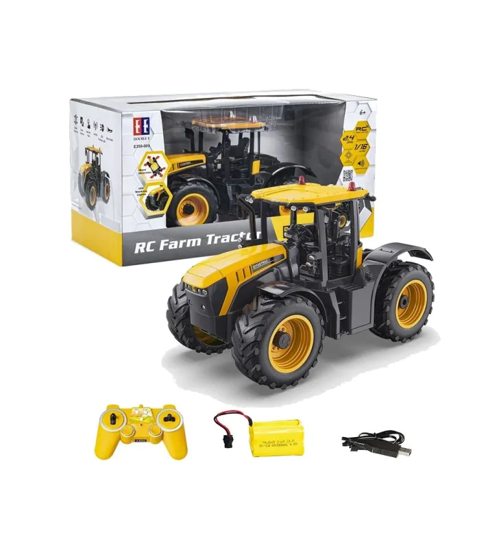 DOUBLE E JCB 1/16 E359-003 RC FARM TRACTOR - Image 2