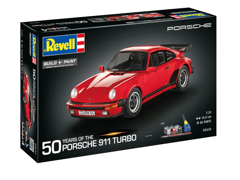 REVELL GIFT SET PORSCHE 911 TURBO 50TH ANNIVERSARY - Image 13