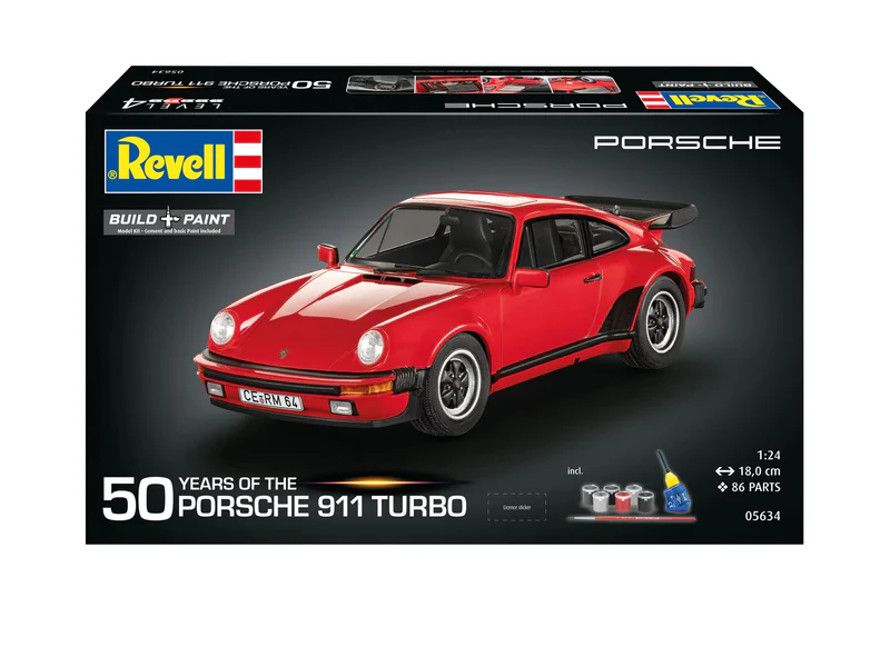 REVELL GIFT SET PORSCHE 911 TURBO 50TH ANNIVERSARY - Image 14
