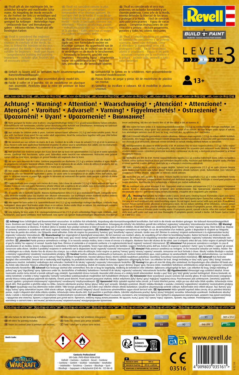 REVELL GIFT SET THE ORC THRALL: WORLD OF WARCRAFT - Image 6