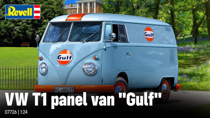 REVELL VW T1 PANEL VAN "GULF" - Image 14