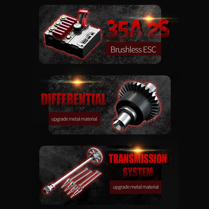 SCY DRIVE 4WD BRUSHLESS OFF-ROAD TRUCK RTR - Image 4