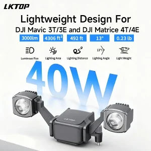 LKTOP KL340 SPOTLIGHT FOR MATRICE 4T/4E AND MAVIC 3T/3E