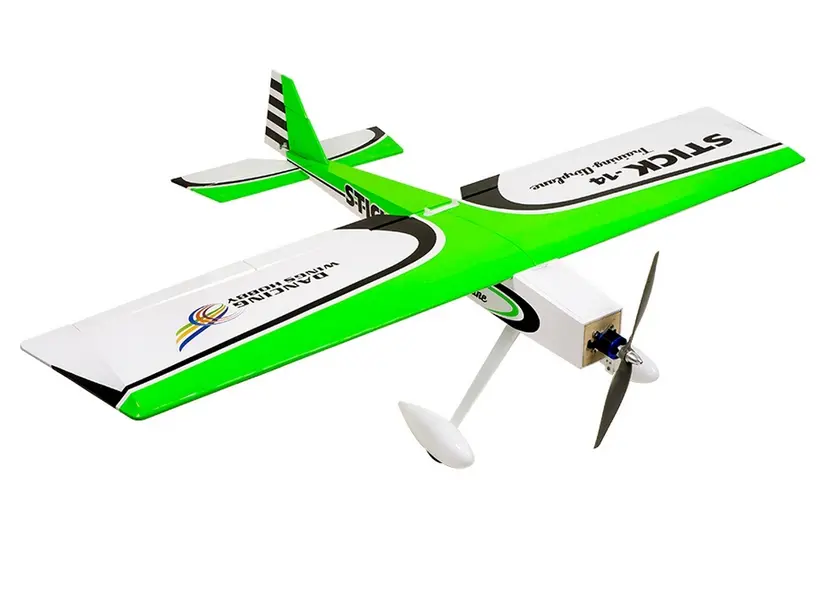 DANCING WINGS HOBBY (ARF) STICK-14 3D SPORT AEROBATIC TRAINER BALSA 1400MM - Image 2