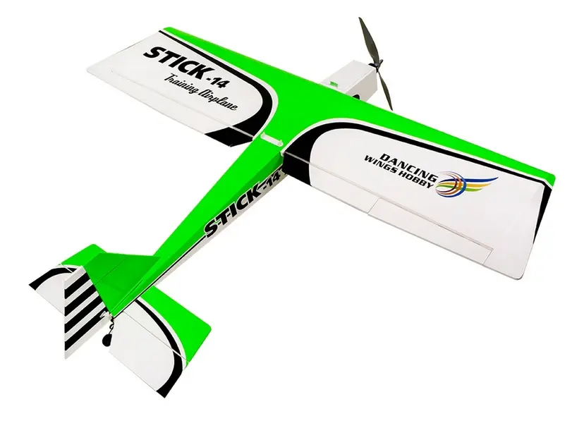 DANCING WINGS HOBBY (ARF) STICK-14 3D SPORT AEROBATIC TRAINER BALSA 1400MM - Image 5
