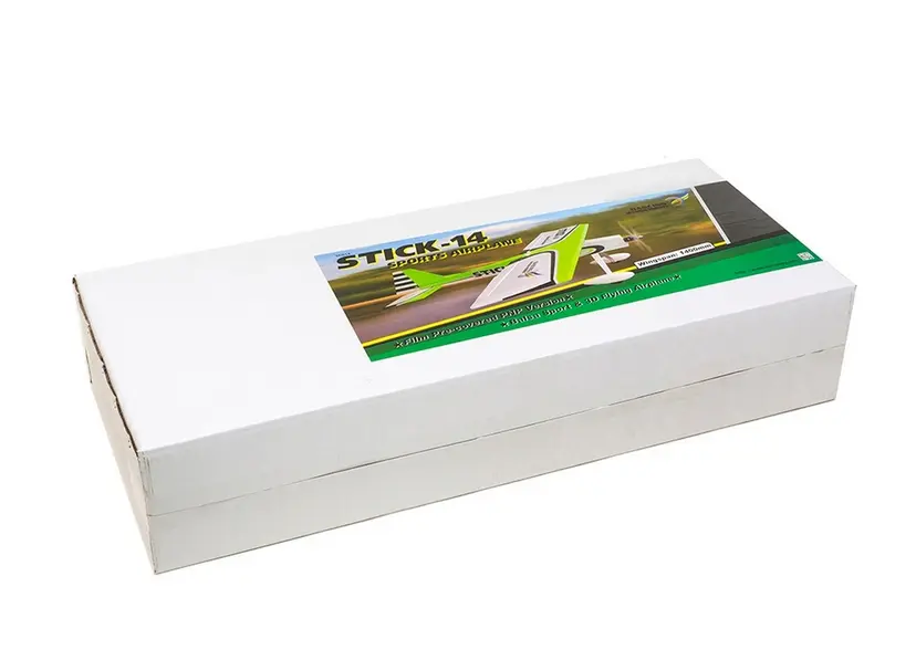 DANCING WINGS HOBBY (ARF) STICK-14 3D SPORT AEROBATIC TRAINER BALSA 1400MM - Image 6