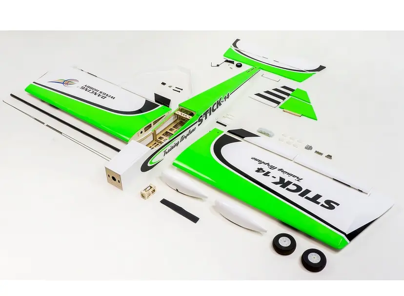 DANCING WINGS HOBBY (ARF) STICK-14 3D SPORT AEROBATIC TRAINER BALSA 1400MM - Image 10