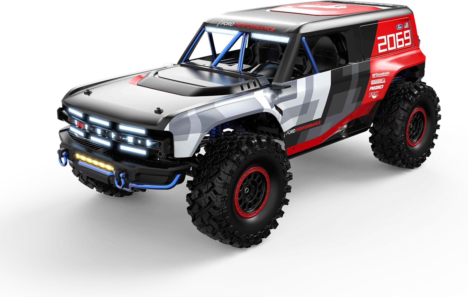 MJX RC 1/18 FORD BRONCO R HYPER GO BRUSHLESS ROCK CRAWLER RTR - Image 2